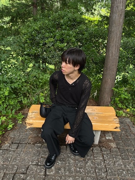 「アイテム（ピアス（片耳用））」を使った、れんさん（メンズ・173cm）の夏コーディネート
