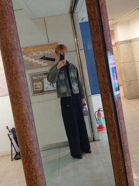 「アイテム（トップス）」を使った、アサヒさん（メンズ・188cm）の秋コーディネート