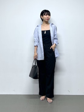 「アイテム（チノパンツ）」を使った、bykaori66さん（レディース・163cm・20代）の夏コーディネート