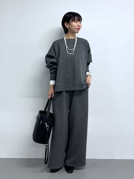 「アイテム（スウェット）」を使った、bykaori66さん（レディース・163cm・20代）の秋コーディネート