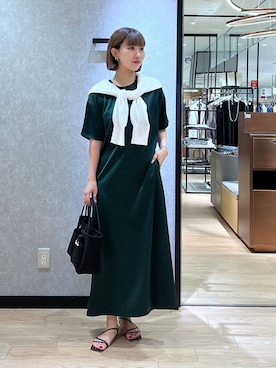 「アイテム（ワンピース/ドレス）」を使った、bykaori66さん（レディース・163cm・20代）の夏コーディネート