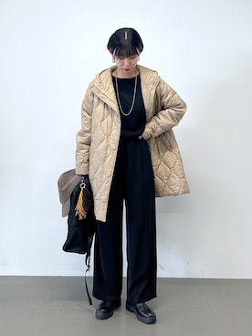 「アイテム（バックパック/リュック）」を使った、bykaori66さん（レディース・163cm・20代）の秋コーディネート