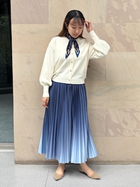 「NICOLE white（ニコルホワイト）のアイテム」を使った、NICOLE whiteさん（レディース・162cm）の春コーディネート