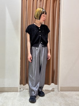 「大人ファッション」｜NICOLE whiteさん（レディース・157cm）の春コーディネート