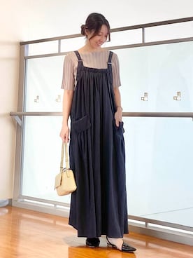 「NICOLE white（ニコルホワイト）のアイテム」を使った、NICOLE whiteさん（レディース・152cm）の春コーディネート