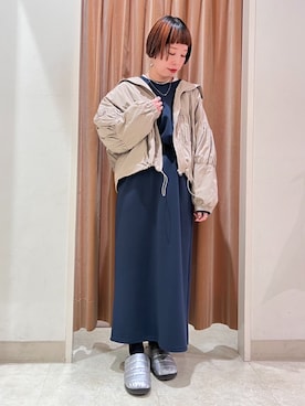 NICOLE whiteさん（レディース・157cm）の冬コーディネート