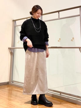 NICOLE whiteさん（レディース・152cm）の冬コーディネート