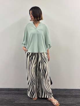 「NICOLE white（ニコルホワイト）のアイテム」を使った、NICOLE whiteさん（レディース・164cm）の春コーディネート