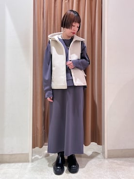 NICOLE whiteさん（レディース・157cm）の冬コーディネート