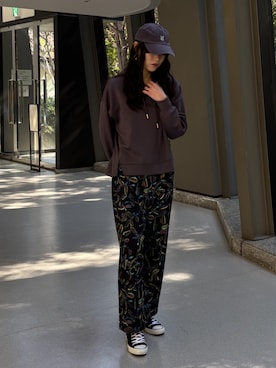 「NICOLE white（ニコルホワイト）のアイテム」を使った、NICOLE whiteさん（レディース・172cm）の春コーディネート