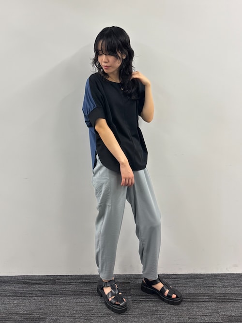 白　グレー　スラックス レディース パンツ　NICOLE SPORTS 白 グレー スラックス レディース パンツ NICOLE SPORTS 白 グレー