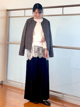 NICOLE whiteさん(レディース・152cm)の秋コーディネート