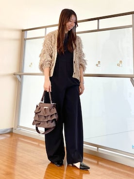 「NICOLE white（ニコルホワイト）のアイテム」を使った、NICOLE whiteさん（レディース・152cm）の春コーディネート