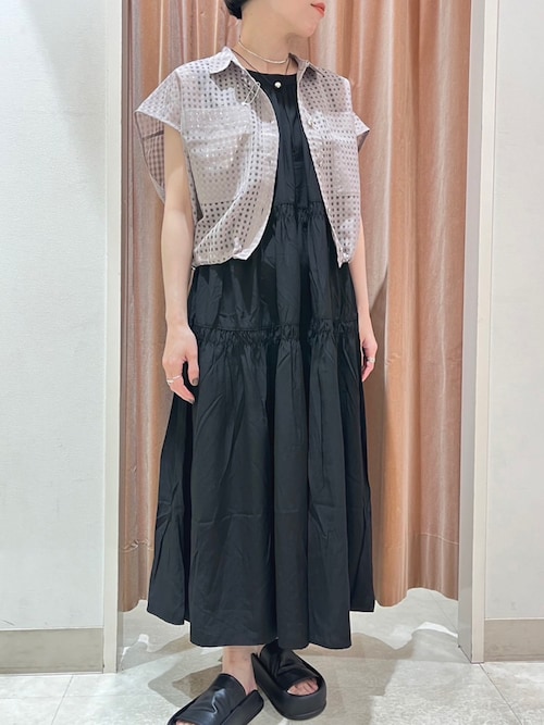 新品！タグ付き！ボルジー　コットン他　ツイード風素材　ホワイト　ジレ trim_ofcrs_itemab0cedb8ae1b11e