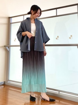 「NICOLE white（ニコルホワイト）のアイテム」を使った、NICOLE whiteさん（レディース・152cm）の春コーディネート