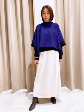 「アイテム（アンサンブル）」を使った、NICOLE whiteさん（レディース・152cm）の秋コーディネート