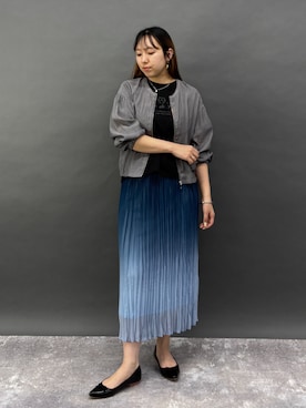 「NICOLE white（ニコルホワイト）のアイテム」を使った、NICOLE whiteさん（レディース・164cm）の春コーディネート