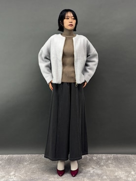 NICOLE whiteさん（レディース・167cm）の冬コーディネート