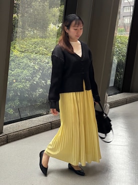 「NICOLE white（ニコルホワイト）のアイテム」を使った、NICOLE whiteさん（レディース・162cm）の春コーディネート