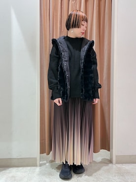 NICOLE whiteさん（レディース・157cm）の冬コーディネート