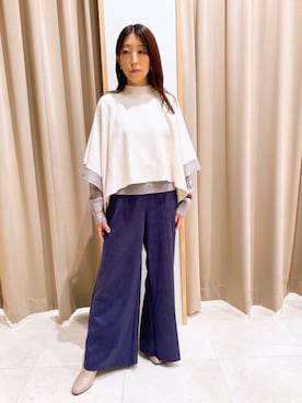 「アイテム（アンサンブル）」を使った、NICOLE whiteさん（レディース・152cm）の秋コーディネート