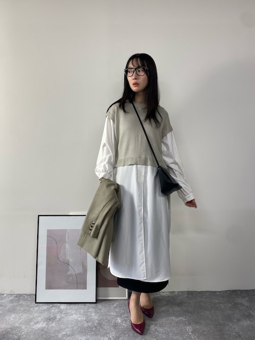 セール】ドッキングワンピース（ワンピース）｜NICOLE white（ニコル