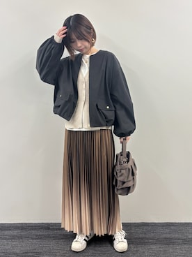 NICOLE whiteさん（レディース・160cm）の冬コーディネート