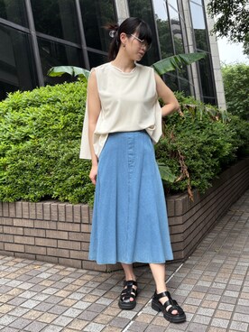 NICOLE whiteさん(レディース・172cm)の夏コーディネート