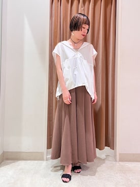 NICOLE whiteさん（レディース・157cm）の夏コーディネート