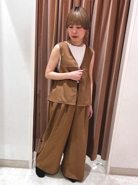 NICOLE whiteさん（レディース・157cm）の春コーディネート