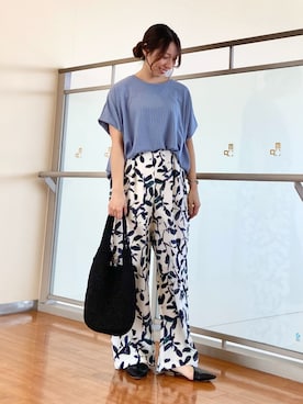 「NICOLE white（ニコルホワイト）のアイテム」を使った、NICOLE whiteさん（レディース・152cm）の春コーディネート