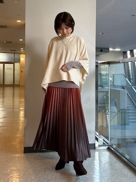 「セットアイテム」｜NICOLE whiteさん（レディース・160cm）の秋コーディネート