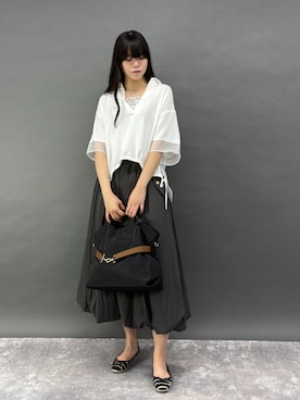 NICOLE whiteさん（レディース・172cm）の夏コーディネート