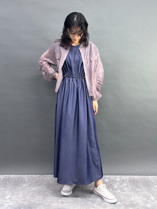 Mal.【新品未使用】シアーブルゾン ホワイト NICOLE white（ニコルホワイト）の「シアーブルゾン（ブルゾン