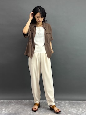 NICOLE whiteさん（レディース・167cm）の秋コーディネート