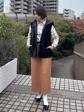 NICOLE whiteさん（レディース・164cm）の冬コーディネート