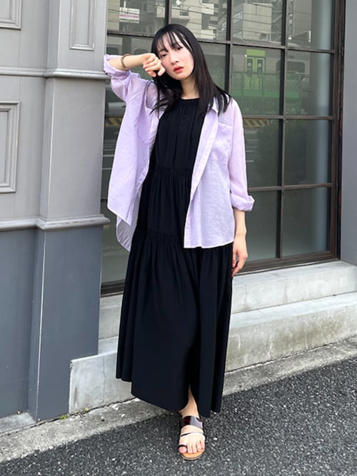 ティーアードワンピース（ワンピース）｜NICOLE white（ニコルホワイト