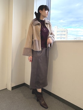 NICOLE whiteさん（レディース・172cm）の秋コーディネート