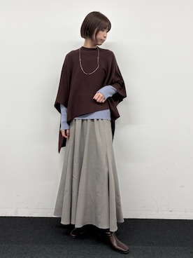 「セットアイテム」｜NICOLE whiteさん（レディース・160cm）の秋コーディネート