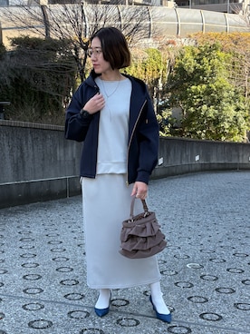 NICOLE whiteさん（レディース・164cm）の冬コーディネート