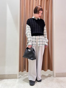 NICOLE whiteさん（レディース・157cm）の春コーディネート