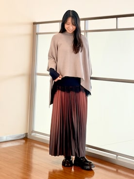 「セットアイテム」｜NICOLE whiteさん（レディース・152cm）の秋コーディネート