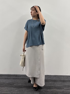 「大人ファッション」｜NICOLE whiteさん（レディース・162cm）の春コーディネート