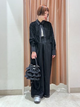 「NICOLE white（ニコルホワイト）のアイテム」を使った、NICOLE whiteさん（レディース・157cm）の春コーディネート