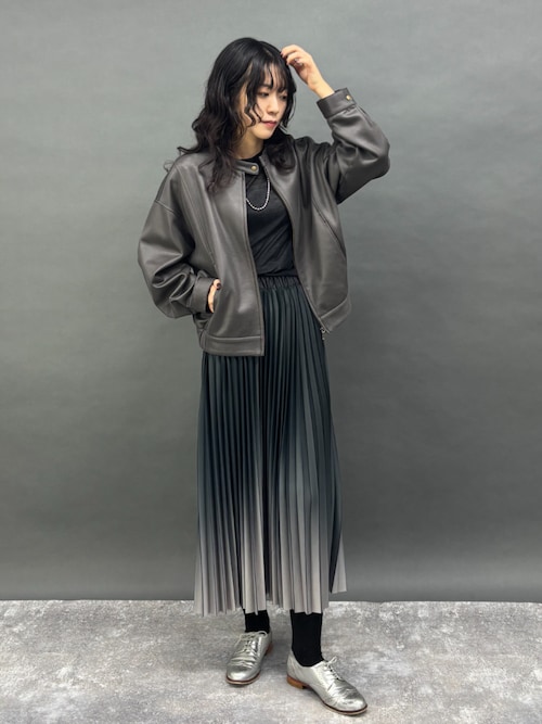 グラデーションプリーツスカート（スカート）｜NICOLE white（ニコル