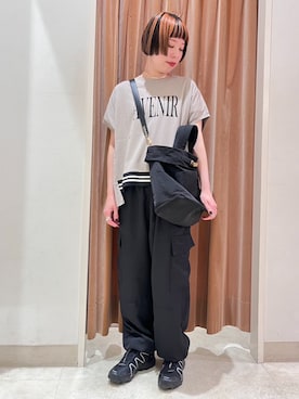 「NICOLE white（ニコルホワイト）のアイテム」を使った、NICOLE whiteさん（レディース・157cm）の春コーディネート