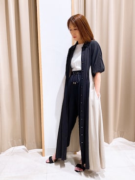 「150cm台コーデ」｜「アイテム（ワンピース/ドレス）」を使った、NICOLE whiteさん（レディース・152cm）の夏コーディネート