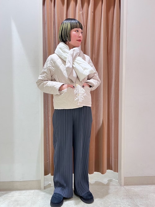 セール】キルティングジャケット（ノーカラージャケット）｜NICOLE