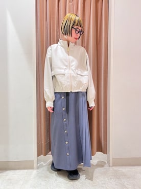 NICOLE whiteさん（レディース・157cm）の春コーディネート