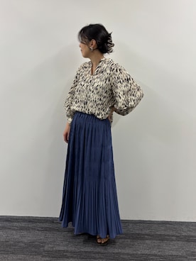 「NICOLE white（ニコルホワイト）のアイテム」を使った、NICOLE whiteさん（レディース・158cm）の春コーディネート